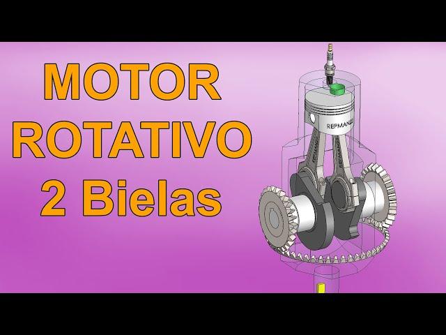 Nuevo Motor Semi Rotativo con 2 Bielas  Avadi MA-250