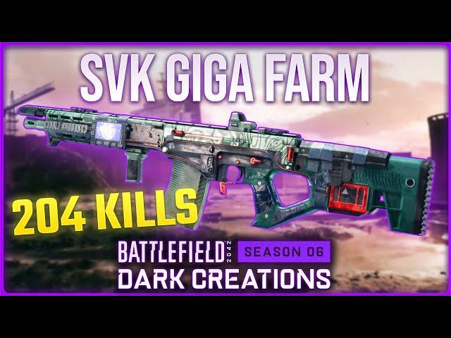 Aggressive SVK GIGA Farm on Discarded! (204 Kills) - Battlefield 2042 Breakthrough