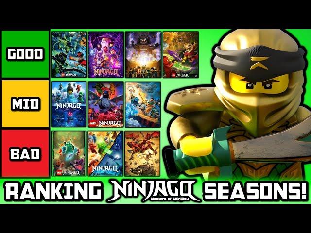 I Ranked EVERY Ninjago Season!  (Dragons Rising Season 2 Included)