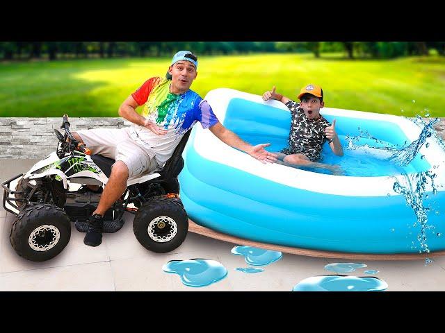 Jason and Alex's On-the-Go Pool Adventure