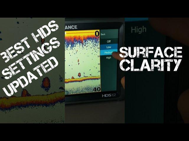 Lowrance Surface Clarity Adjustment Update #shorts