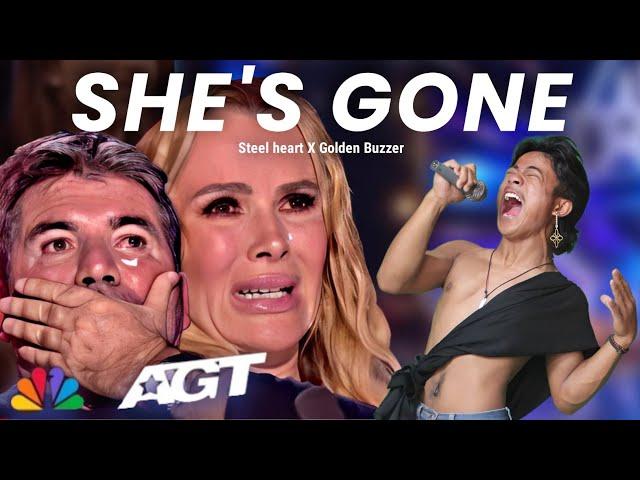 Golden Buzzer : Simon Cowell cried when he heard the song She's Gone with an extraordinary voice