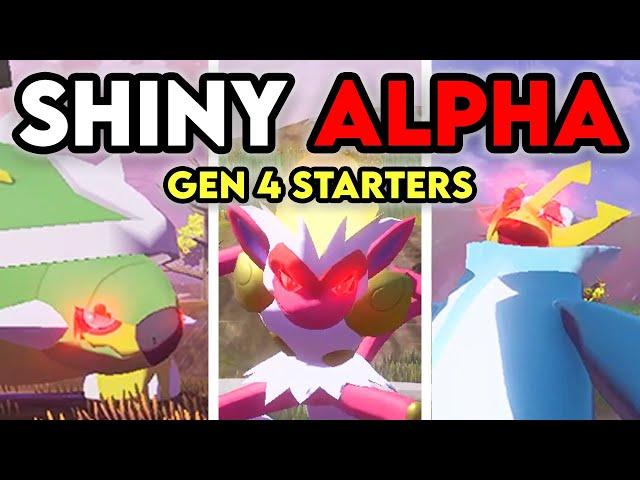 SHINY ALPHA STARTERS + 35 MORE in Pokemon Legends: Arceus *FULL MOVIE*