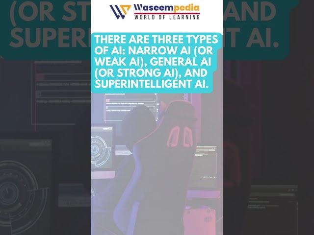 Different type of AI #computerscience #facts #factshorts #waseempedia