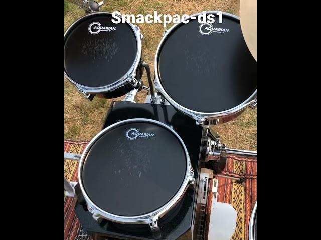 Black sparkle compact drum kit