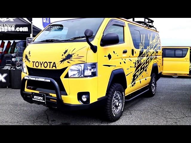 (HD)CRS ESSEX XTREAM HIACE 200 High Lift modified - SBM OSAKA 2018