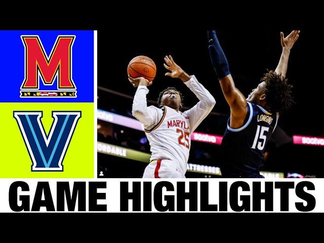 Maryland vs Villanova Highlights | NCAA Men's Basketball | 2024 College Basketball