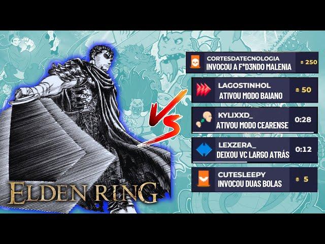 Elden Ring, mas o CHAT controla o jogo (Crowd Control)