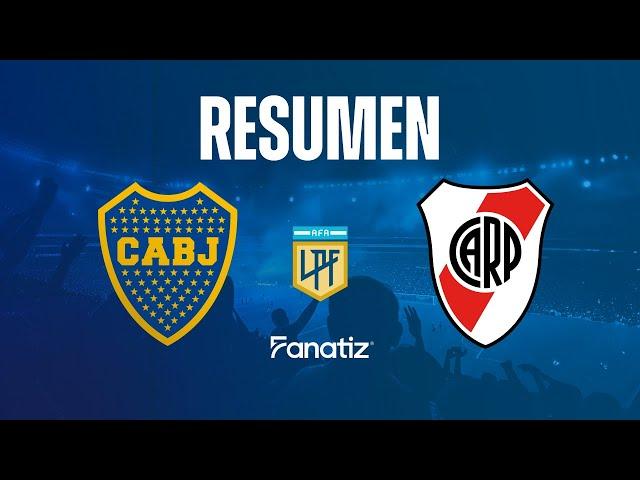 Boca Juniors 0-1 River Plate  - Resumen del primer tiempo | #TorneoBetano 2024