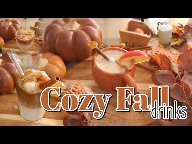 COZY FALL DRINK RECIPES | EASY AND QUICK FALL DRINK IDEAS