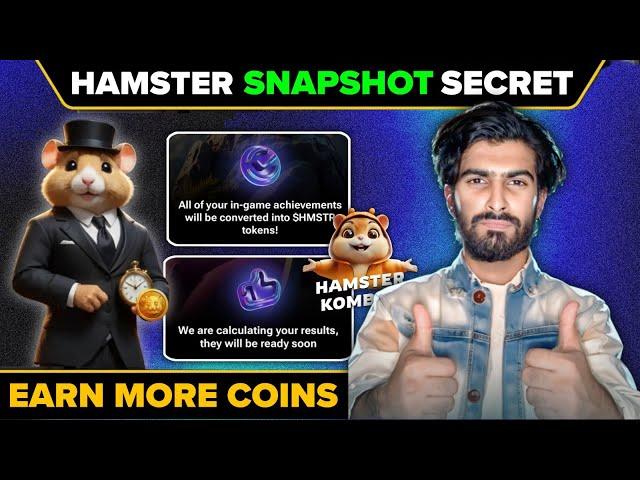 Hamster Kombat SNAPSHOT Over  Hidden Method To Still Earn Hamster Kombat Tokens