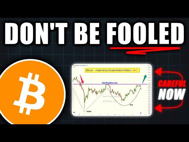 WARNING: Don't Be Fooled By This Bitcoin Chart! - Bitcoin Price Prediction Today