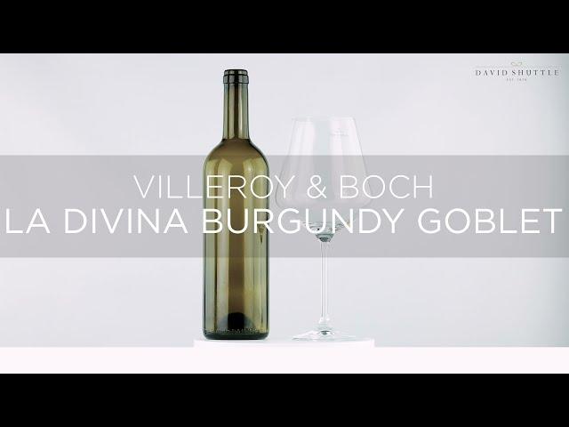 Villeroy & Boch La Divina Burgundy Goblet
