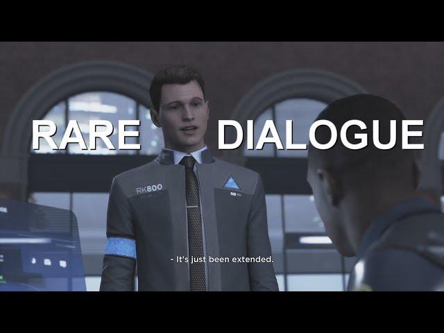 DETROIT BECOME HUMAN - Connor's Rare Dialogue Most People Don't Get