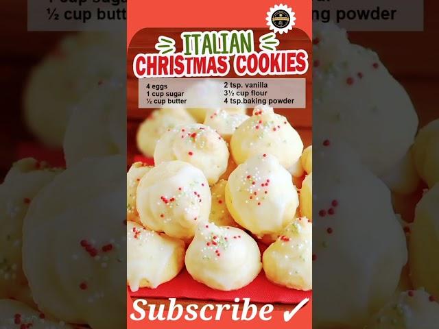 Italian Christmas Cookies Recipe #by Chef Zeeshan Hussain