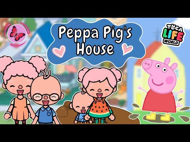 PEPPA PIG  HOUSE  MAKEOVER + ROLEPLAY in Toca Life World | Toca Boca House Ideas | TOCA GIRLZ