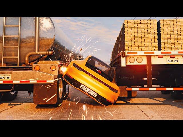 Truck and Car Crashes #04 [BeamNG.Drive]