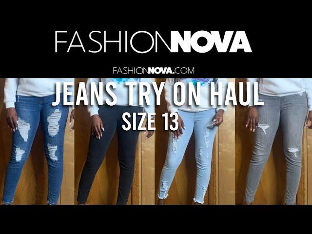 FASHION NOVA JEANS TRY ON HAUL (UNDER $20) *TALL GIRL EDITION* | SIZE 13