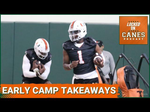 Miami Hurricanes Early Takeaways And Trends From Training Camp | Gators Injury | Conference Changes