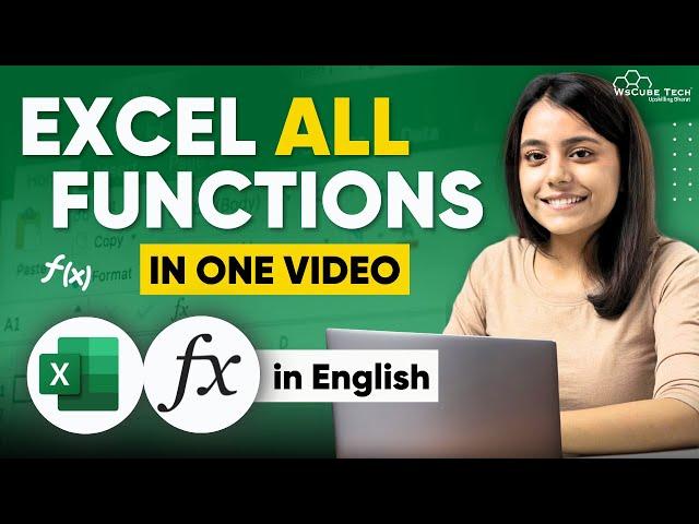 How to use Functions in Microsoft Excel: A Complete Tutorial (In English)