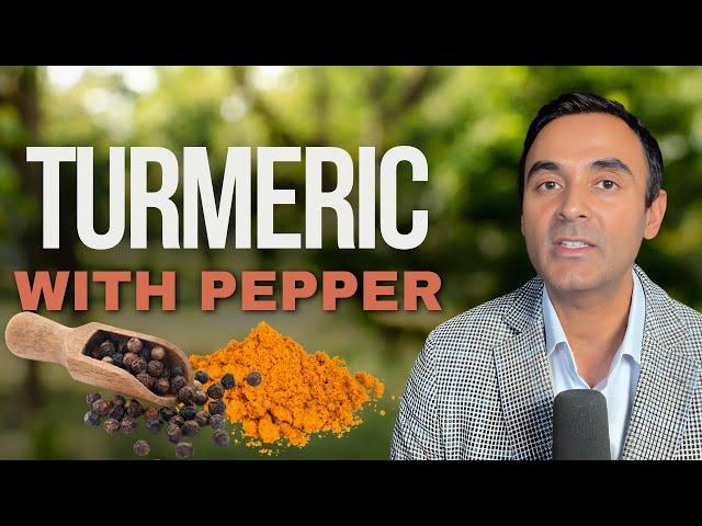 Important HEALTH reason TURMERIC needs BLACK PEPPER (food or supplement)