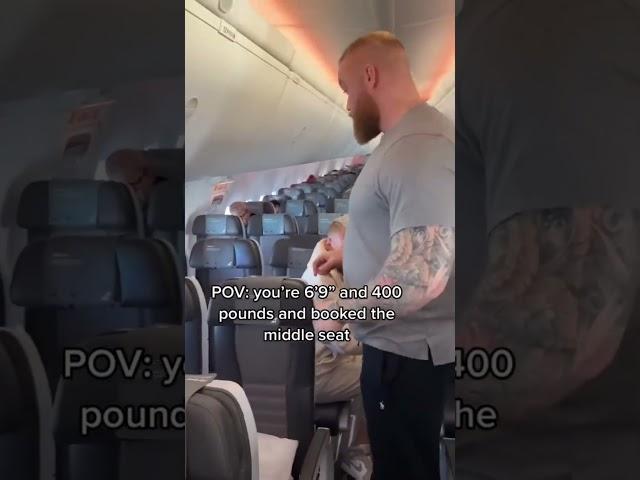 Hafthor Bjornson Sits In Middle Seat #strongman #hafthorbjornsson #bodybuilding