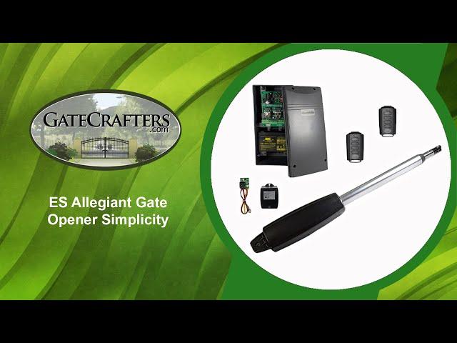 How To Use Estate Swing Allegiant Driveway Gate Opener