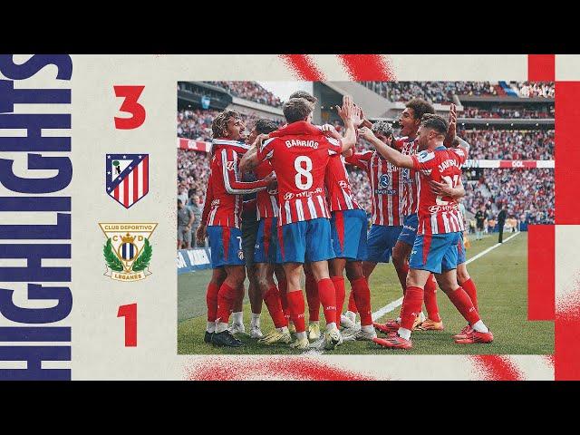 HIGHLIGHTS | Atlético de Madrid 3-1 Leganés | LaLiga - Jornada 10 | Temporada 2024-2025