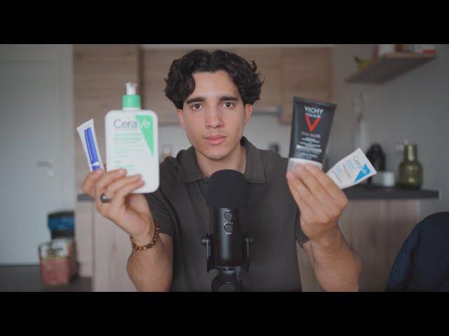 ASMR a simple skincare routine for men