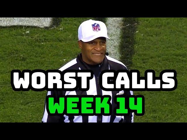 Top 5 Worst Referee Calls of Week 14 | NFL 2020 Missed calls