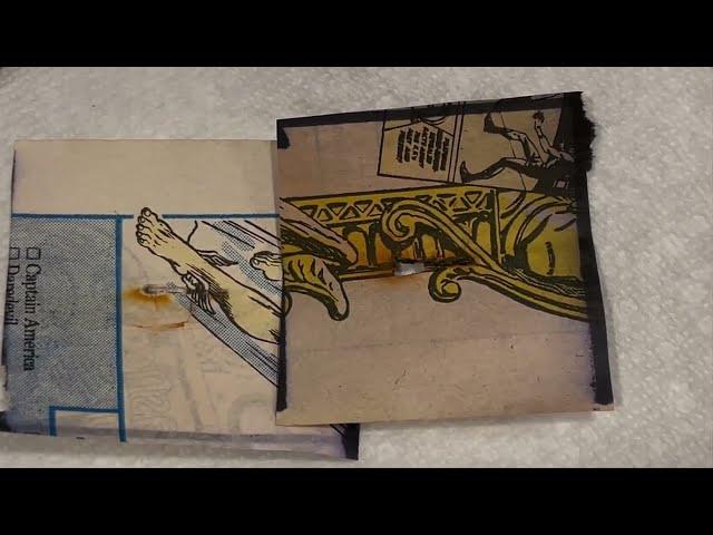 Removing rust from comic book paper part 2