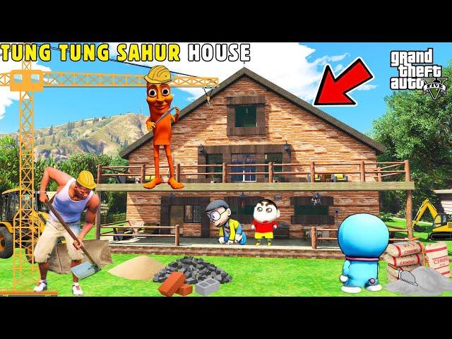 Shinchan and Franklin Build House For Tung Tung Tung Sahur in GTA 5
