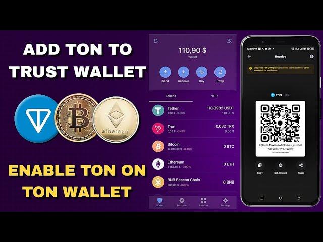 How to Add TON to Trust Wallet | Connect TON network to Trust Wallet | Enable TON on Trust Wallet