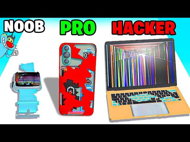 NOOB vs PRO vs HACKER | In Repair Run | With Oggy And Jack | Rock Indian Gamer |