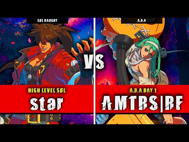 GGST | star (Sol Badguy) VS RF (ABA) | Guilty Gear Strive High level gameplay