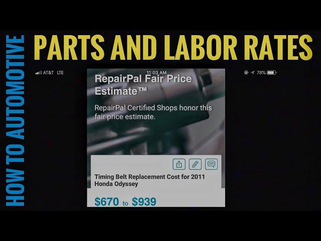 Parts And Labor Prices For Automotive Repair: How To Find Them