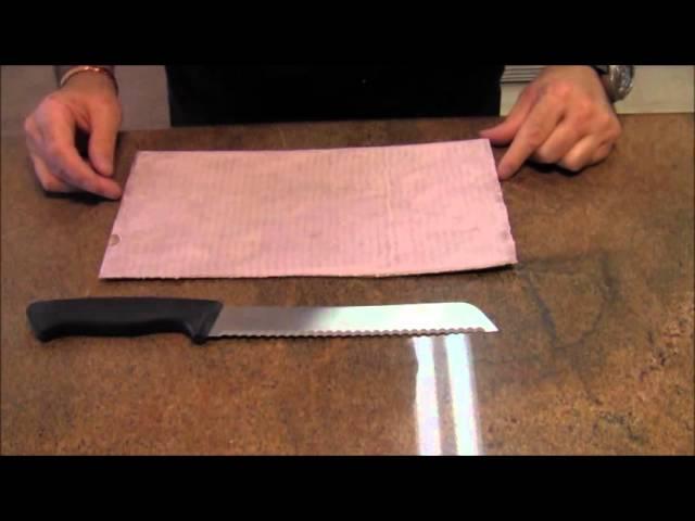 Knife Sharpening: Kitchen Knife Sharpening: How To Sharpen A Serrated Knife Blade