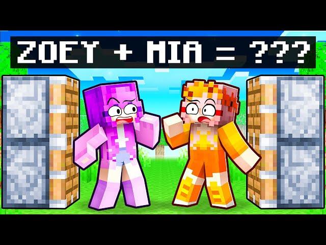 Zoey + Mia In Minecraft!