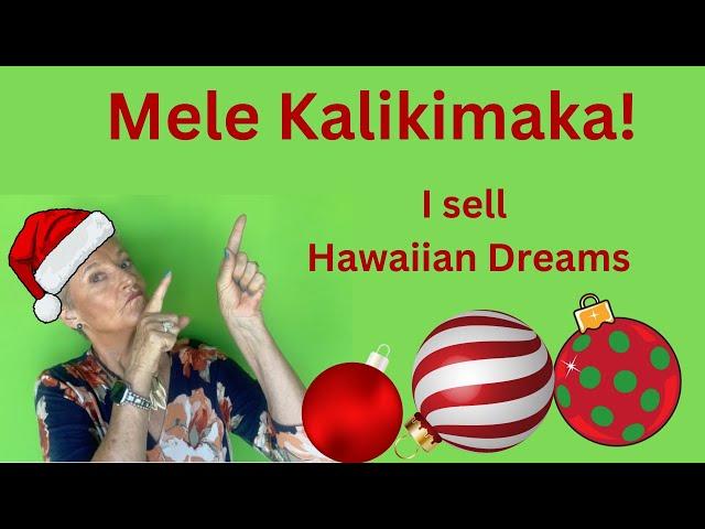 I sell Hawaiian Dreams!