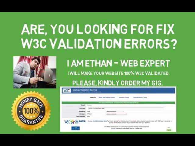 Fix W3C Validation Errors | Instant W3C Support