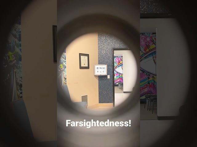 Normal vision vs. Farsightedness!