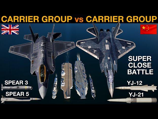 2027 UK Carrier Group vs 2027 Chinese Carrier Group (Naval Battle 133) | DCS