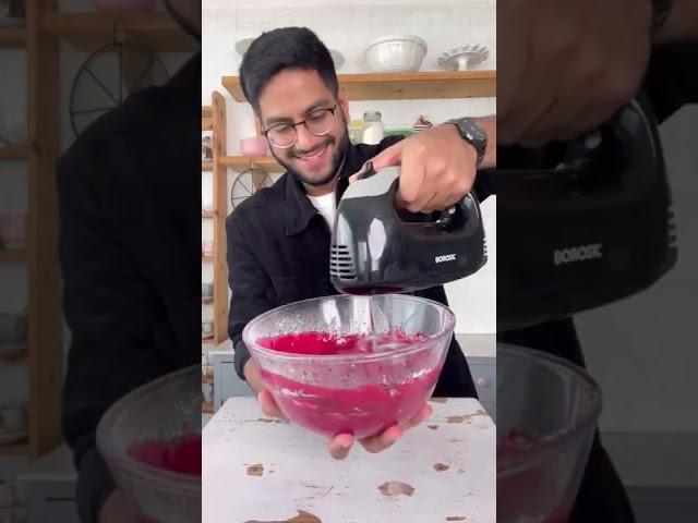 EGGLESS RED VELVET CAKE IN JUST *7 MINUTES*  | EGGLESS CAKE IN MICROWAVE