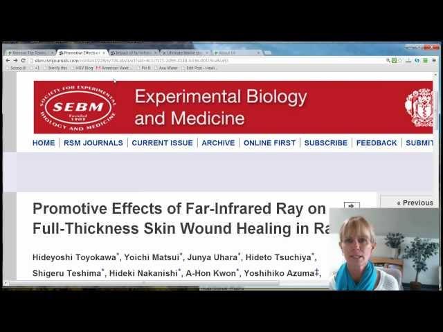 Healing Skin With Far Infrared