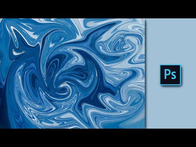 How To Create Liquid Paint Marbling Effect in Photoshop - Graphic Design Tutorial