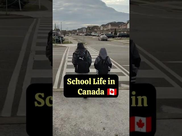 School life in Canada  | #shorts