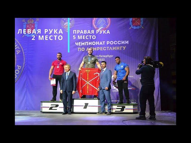 Чемпионат России по армрестлингу 2022, категория до 110кг. Виталий Тимофеев