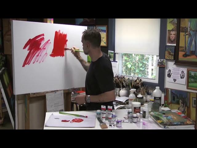 3 Minutes On Soft Body Acrylic Color | Acrylic Art | Liquitex