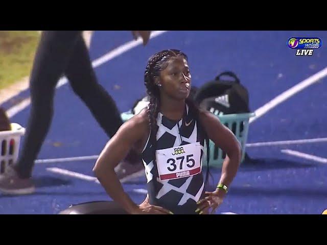 OMG Fastest 100M history Shelly ann Fraser destroyed Shericka jackson & Elaine Thompson herah