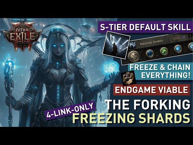 【Forking Freezing Shards】feels like "Nimis" in PoE 2! S-Tier Default Skill clears end game with 4L!